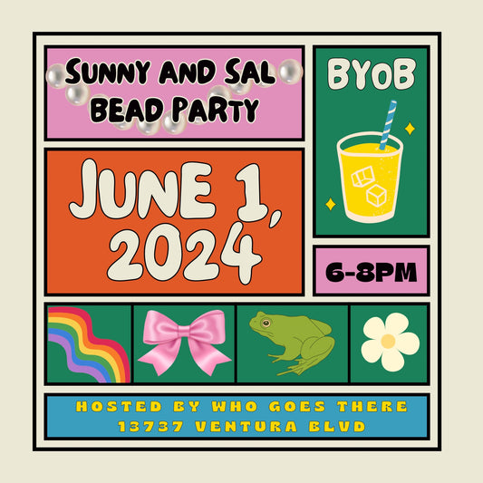 June 1 Bead Party