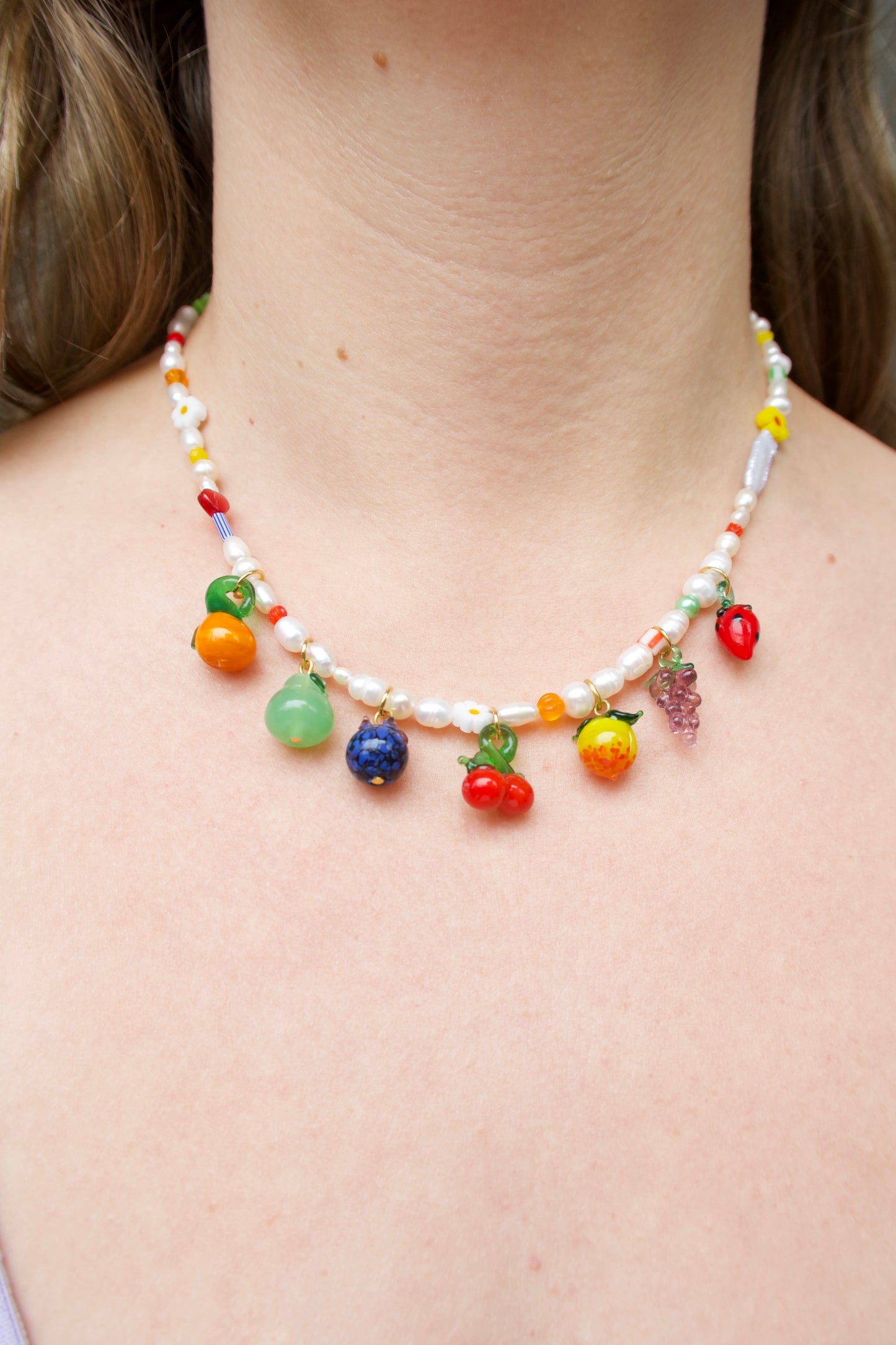 Fruity Pearl Necklace