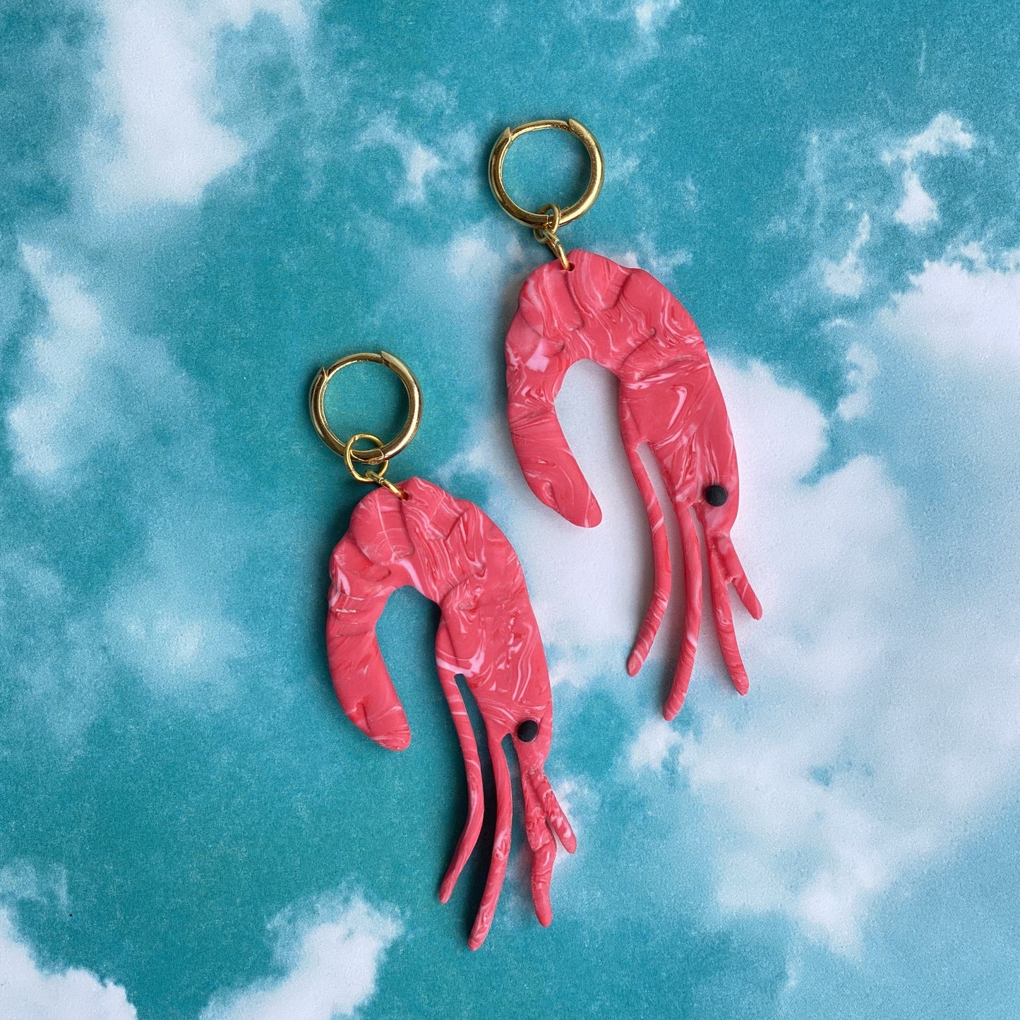 Shrimp Earrings