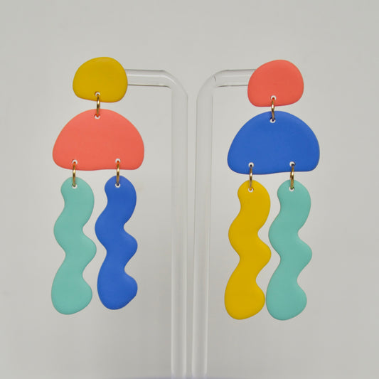 Summer Wiggle Earrings