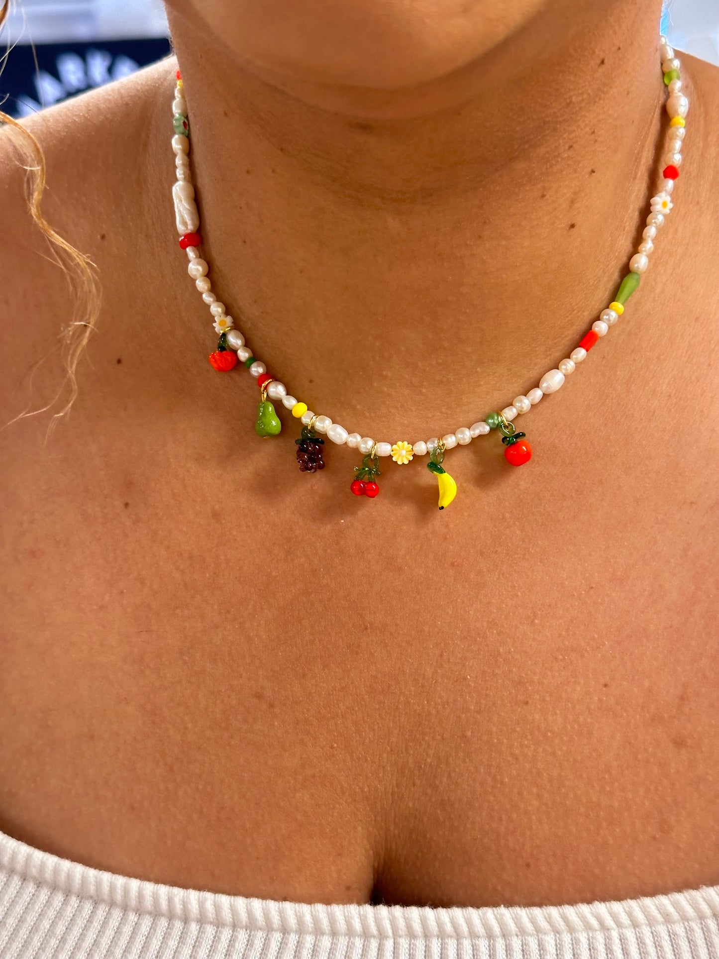 Tiny Fruit Necklace