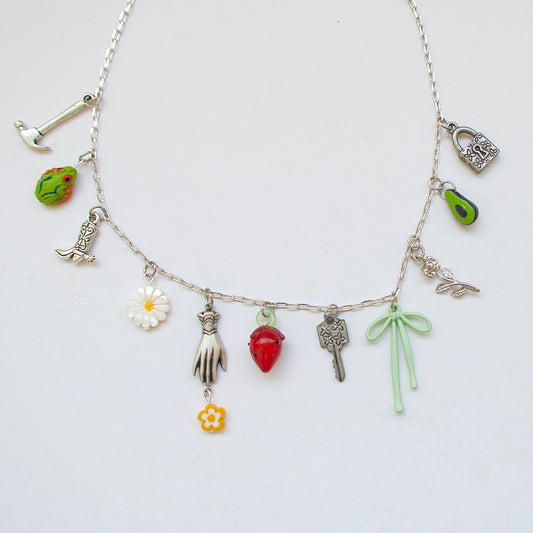 Silver Spring Time Necklace