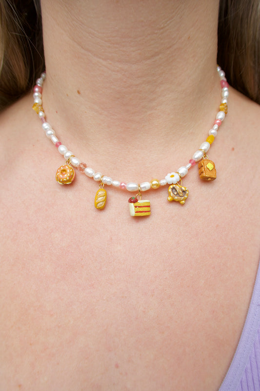 Bread Pearl Necklace